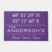 Aangepast thuisadres voor Latitude-reeks - Naam Deurmat (Voorkant)