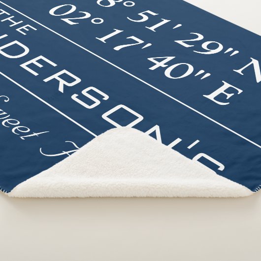 Aangepast thuisadres voor Latitude-reeks - Naam Sherpa Deken (3/4)