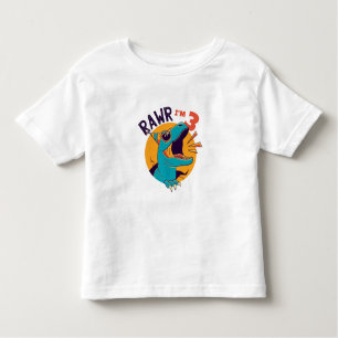 Aangepast tijdperk Dinosaur Roar I'm Birthday T-Sh Kinder Shirts