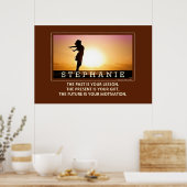 Aangepast toekomstig Inspirerend citaat van de MoT Poster (Keuken)