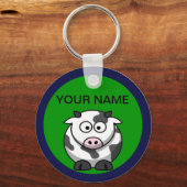 Aangepast toetsenbord voor Koe Sleutelhanger (Voorkant)