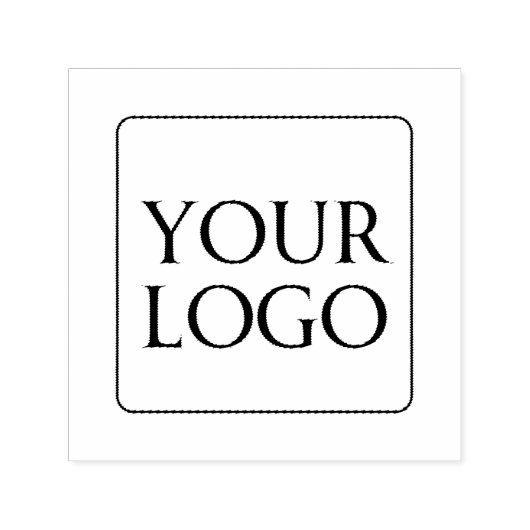 Aangepast toevoegen Business Logo 1,5" x 1,5" Stem Zelfinktende Stempel (Design)