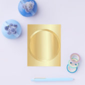 Aangepast toevoegen Jouw tekst Faux Gold Glamour S Flyer (Enkel)