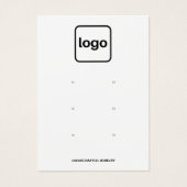 Aangepast toevoegen Logo Six Earring Hole Sets Dis Visitekaartje (Voorkant)