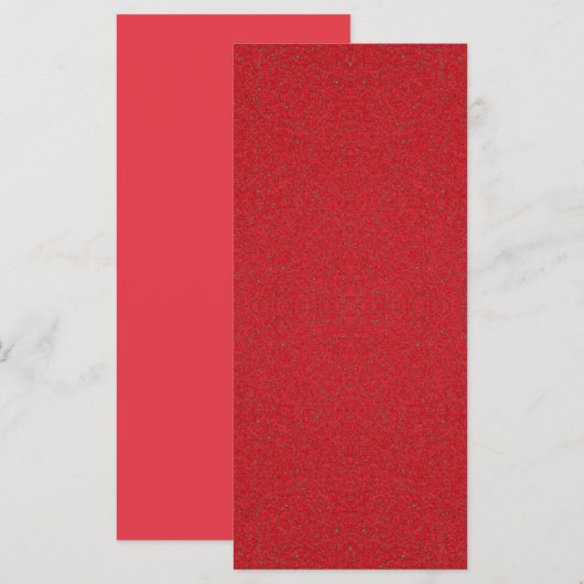 Aangepast Tomaat Rood Geluid Effect Plat Menu (Voorkant / Achterkant)