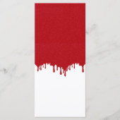 Aangepast tomatenrood druppel effect menu (Voorkant)