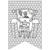 Aangepast tractorland Barn Rustic Wedding Vlaggetjes (Tweede vlag)