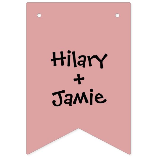 Aangepast tractorland Barn Rustic Wedding Vlaggetjes (Eerste vlag)