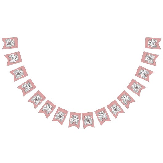 Aangepast tractorland Barn Rustic Wedding Vlaggetjes (Alle)