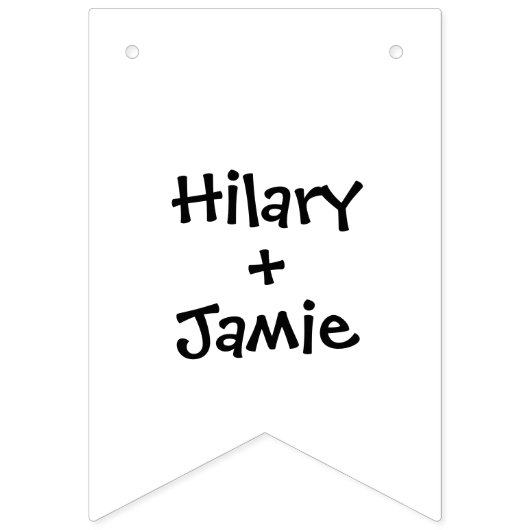 Aangepast tractorland Barn Rustic Wedding Vlaggetjes (Derde vlag)