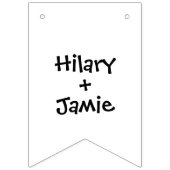 Aangepast tractorland Barn Rustic Wedding Vlaggetjes (Derde vlag)