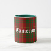 Aangepast traditioneel Cameron Tartan Mok (Midden)