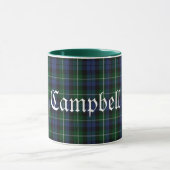 Aangepast traditioneel Campbell Tartan Mok (Midden)