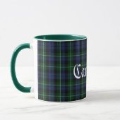 Aangepast traditioneel Campbell Tartan Mok (Links)