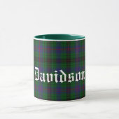 Aangepast traditioneel Davidson Tartan Mok (Midden)