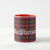 Aangepast traditioneel MacPherson Tartan Mok (Midden)