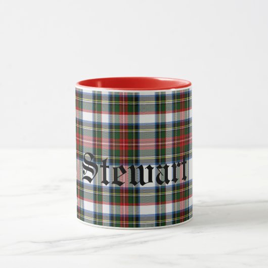 Aangepast traditioneel stewart-tartan mok (Midden)