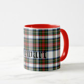 Aangepast traditioneel stewart-tartan mok (Voorkant rechts)