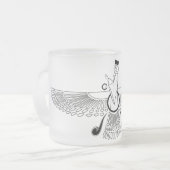 Aangepast transportsysteem voor Farohar Matglas Koffiemok (Voorkant links)