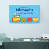 Aangepast treinpersoneel spandoek (Beurs)