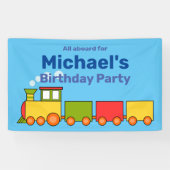 Aangepast treinpersoneel spandoek (Horizontaal)