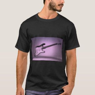 Aangepast Trendy Modern Pop Art Electric Guitar T-shirt