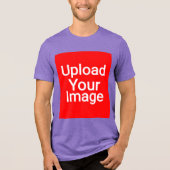 Aangepast  Tri-Blend shirt (Voorkant)