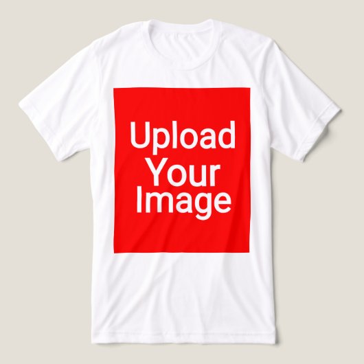 Aangepast Tri-Blend shirt (Design voorkant)