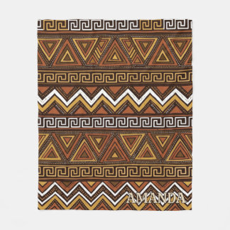 Aangepast Tribal Boho Patroon Fleece Deken