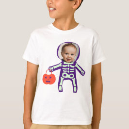 Aangepast trick or treat skelet Halloween T-shirt