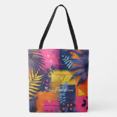Aangepast: Tropical Sunset Personalized Tas (Voorkant)