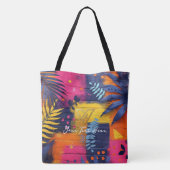 Aangepast: Tropical Sunset Personalized Tas (Achterkant)