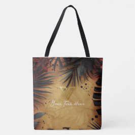 Aangepast: Tropical Twilight Personalized Tas. Tote Bag