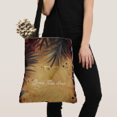Aangepast: Tropical Twilight Personalized Tas. Tote Bag (Dichtbij)