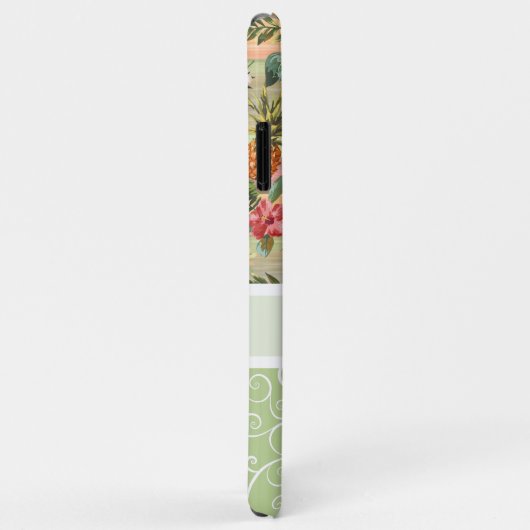 Aangepast tropisch anananas kleurig flessenpatroon Case-Mate iPhone case (Achterkant/rechts)