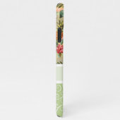 Aangepast tropisch anananas kleurig flessenpatroon iPhone hoesje (Rechterkant)