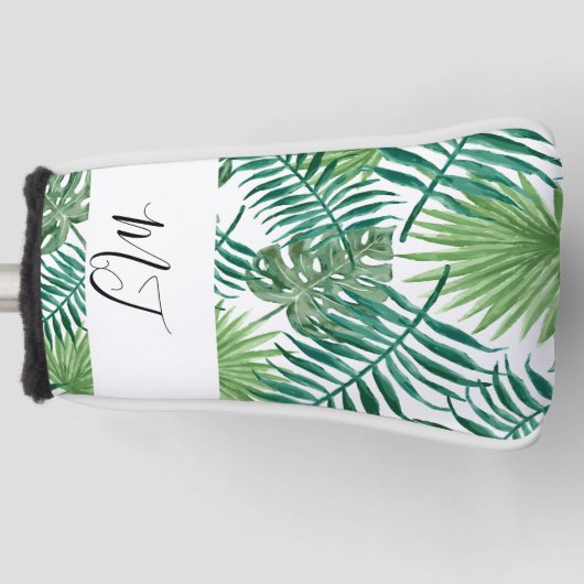 Aangepast tropisch papier golfheadcover (Voorkant)