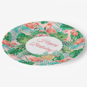 Aangepast tropisch papieren bordje (Gekanteld)