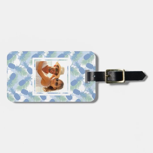 Aangepast tropisch pastollingspaneel voor foto's bagagelabel (Voorkant horizontaal)