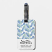 Aangepast tropisch pastollingspaneel voor foto's bagagelabel (Achterkant verticaal)