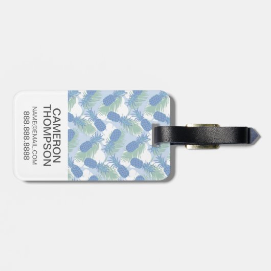 Aangepast tropisch pastollingspaneel voor foto's bagagelabel (Achterkant horizontaal)