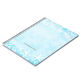 Aangepast tropisch strand voor gekleurde Starfish Notitieboek (Linkerzijde)