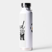 Aangepast trots voetbalmoeder shirt nummer Hart Waterfles (Links)