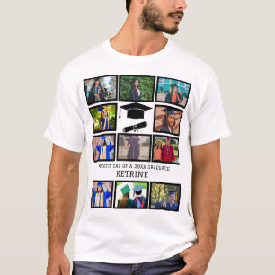 Aangepast trotse vader van de afstuderen 11 fotoco t-shirt