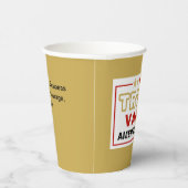 Aangepast, Trump 2025 De Gouden Eeuw, Amerika eers Papieren Bekers (Rechts)