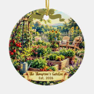 Aangepast tuin cadeau ornament voor familie. Huisd