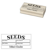 Aangepast tuinzad rubberstempel (Gestempeld)