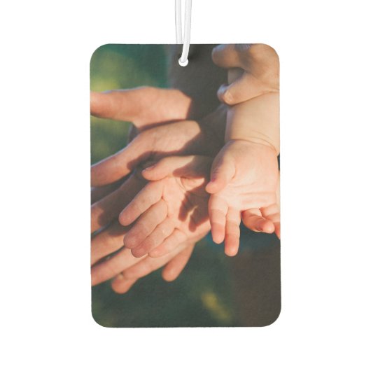 Aangepast twee foto dubbelzijdig luchtverfrisser (Achterkant)