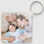 Aangepast twee foto dubbelzijdig sleutelhanger (Achterkant)