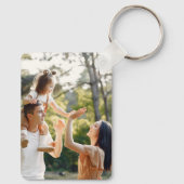 Aangepast twee foto dubbelzijdige aluminium Sleute Sleutelhanger (Achterkant)